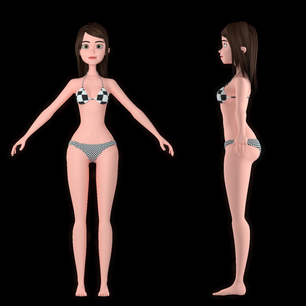 Stylized Girl preview image 5